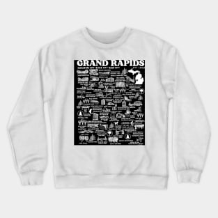 Grand Rapids Map Crewneck Sweatshirt